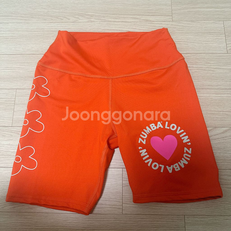 줌바웨어 정품 바이커 쇼츠 레깅스 M--0