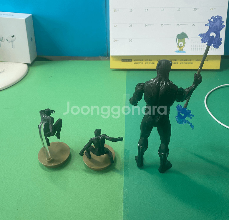 마블 블랙팬서 피규어 + 팝콘 콤보 피규어--3