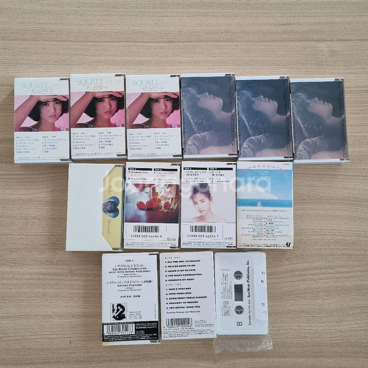 마츠다세이코 카세트테이프,8cm싱글 일괄세트--3