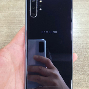 갤럭시노트10플러스256G 무잔상 액정무기스 상태굿