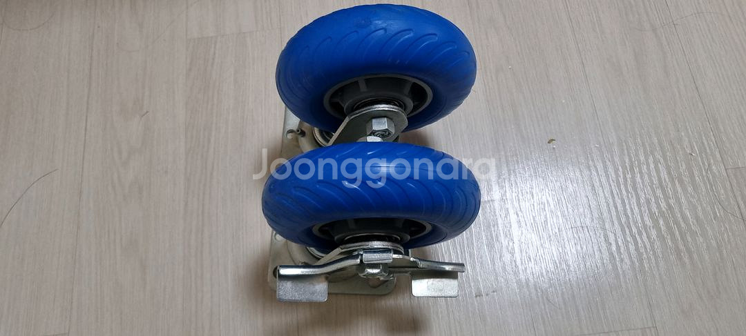 동그라미캐스터 발포바퀴 6인치 브레이크 2개--1