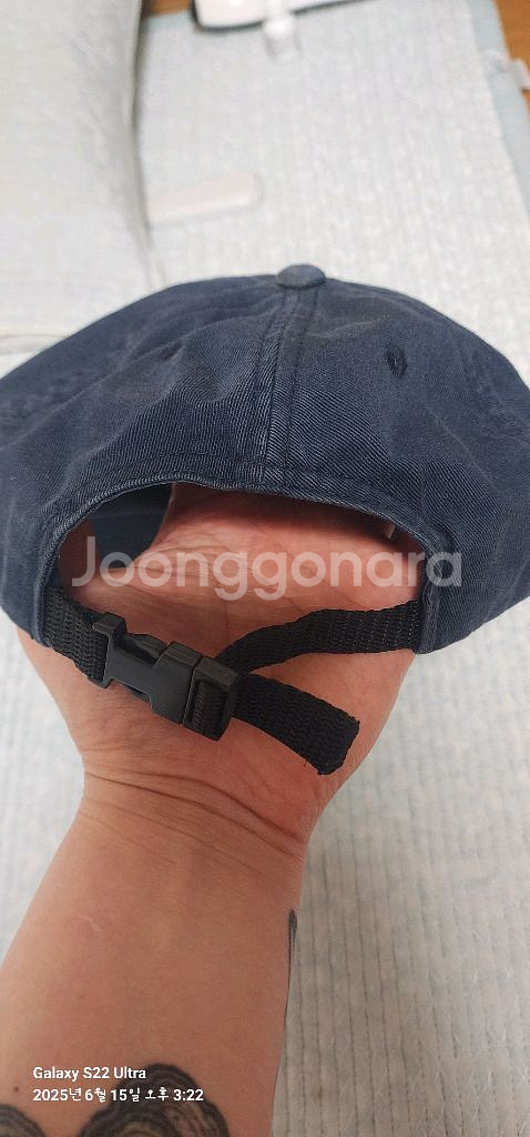 빈티지 폴로스포츠 모자(네이비)--1