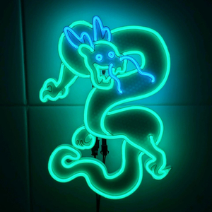 네온사인 용 드래곤 led 램프