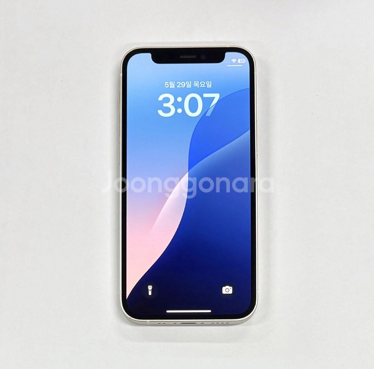 아이폰 12미니 화이트 128g 100% + 투명케이스--1