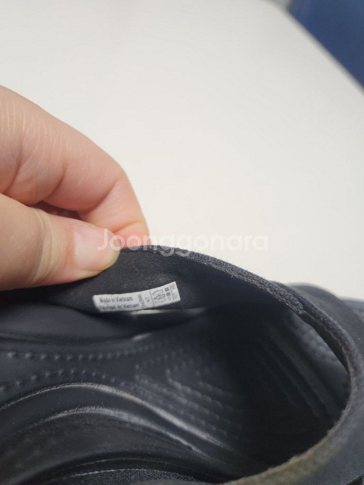 크록스 레이2 웨지 엑스웨지 블랙 굽높은 샌들 w--2