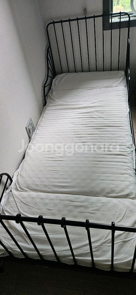 이케아 민넨 조절 침대프레임--3