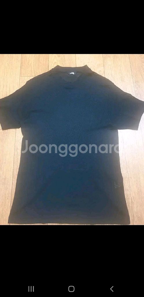 노스페이스 기능성 반팔티 100 사이즈입니다--0