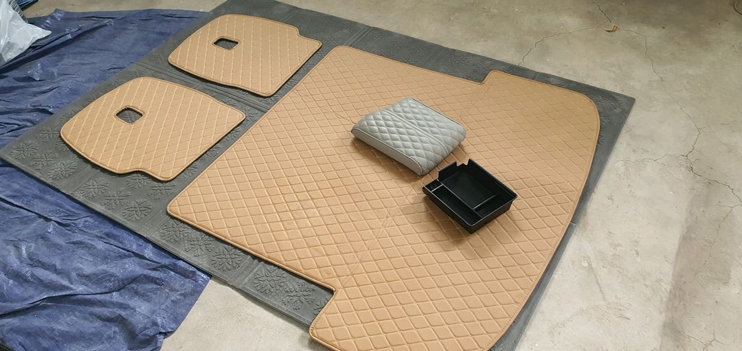 팰리세이드 7인승 트렁크 차박매트. 아임반 암쿠션, 콘 이미지