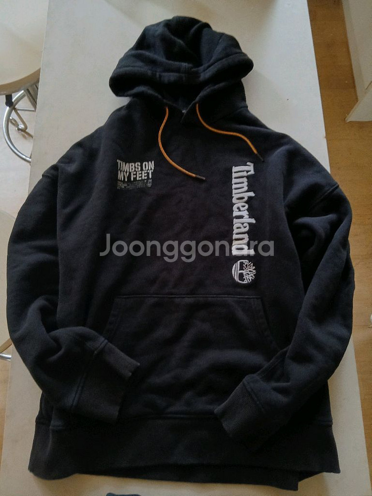 팀버랜드 블랙 후드티 M--0