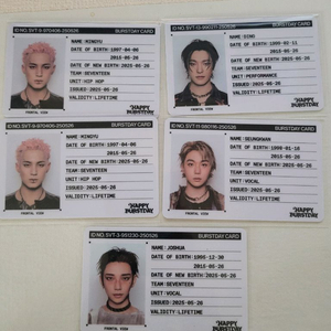 세븐틴 정규5집 아이디카드양도