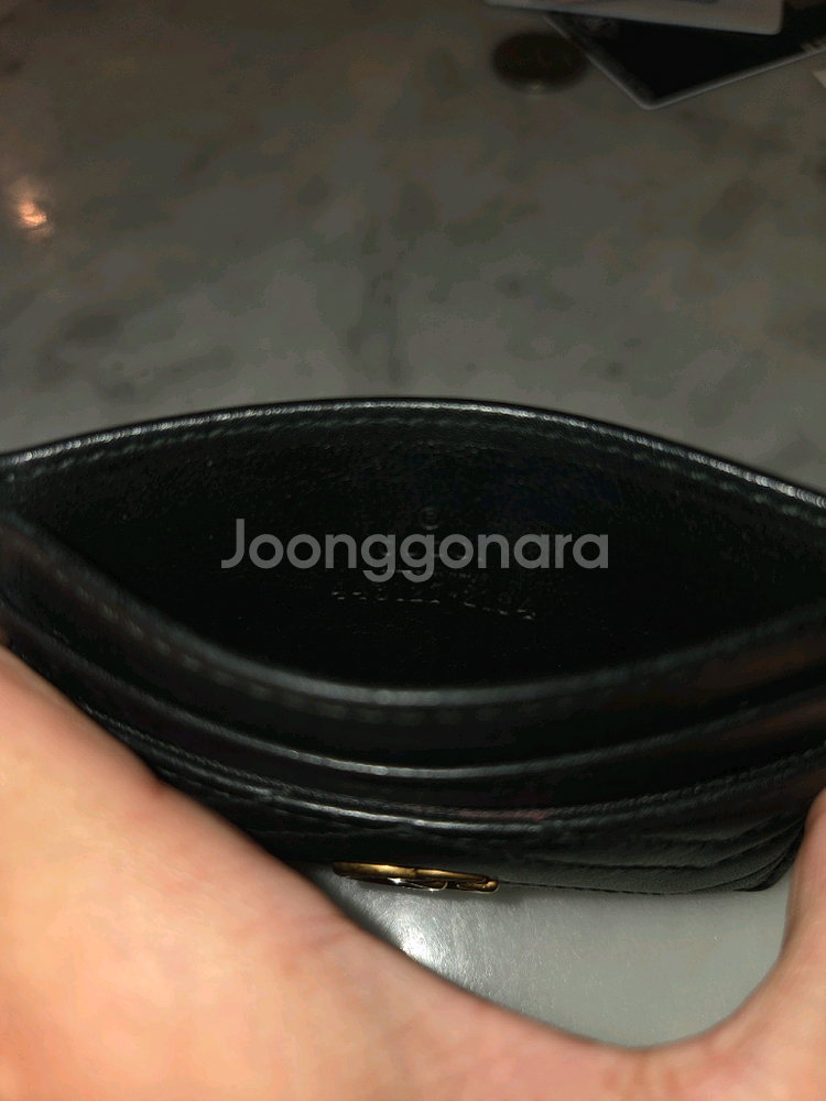 구찌 GG 마몬드 퀄팅 카드지갑--1
