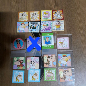 무료배송 짱구씰 2개 선택 초코비스티커 짱구띠부씰