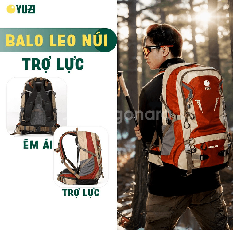 베트남 발송Yuzi Usual 40L 등산·트레킹 배낭--4
