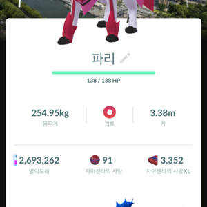 포켓몬고 자시안,자마젠타 오사카 뉴저지 파리 로케로치