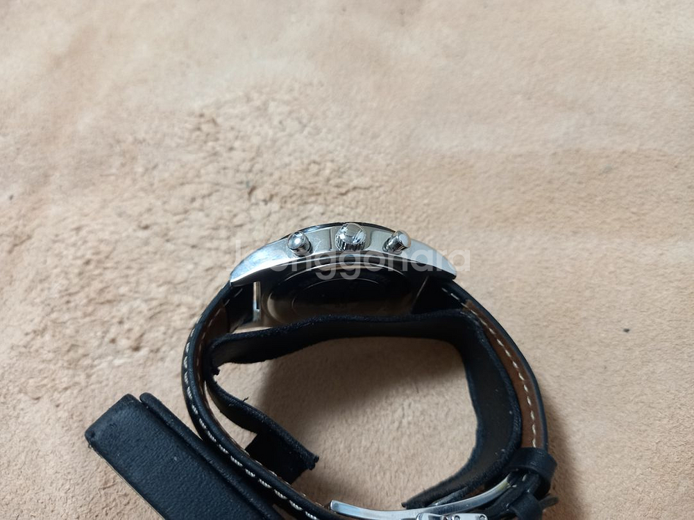 TISSOT PRS-516 크로노 쿼츠 가죽--5