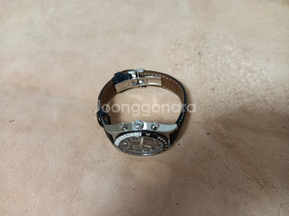 TISSOT PRS-516 크로노 쿼츠 가죽--6