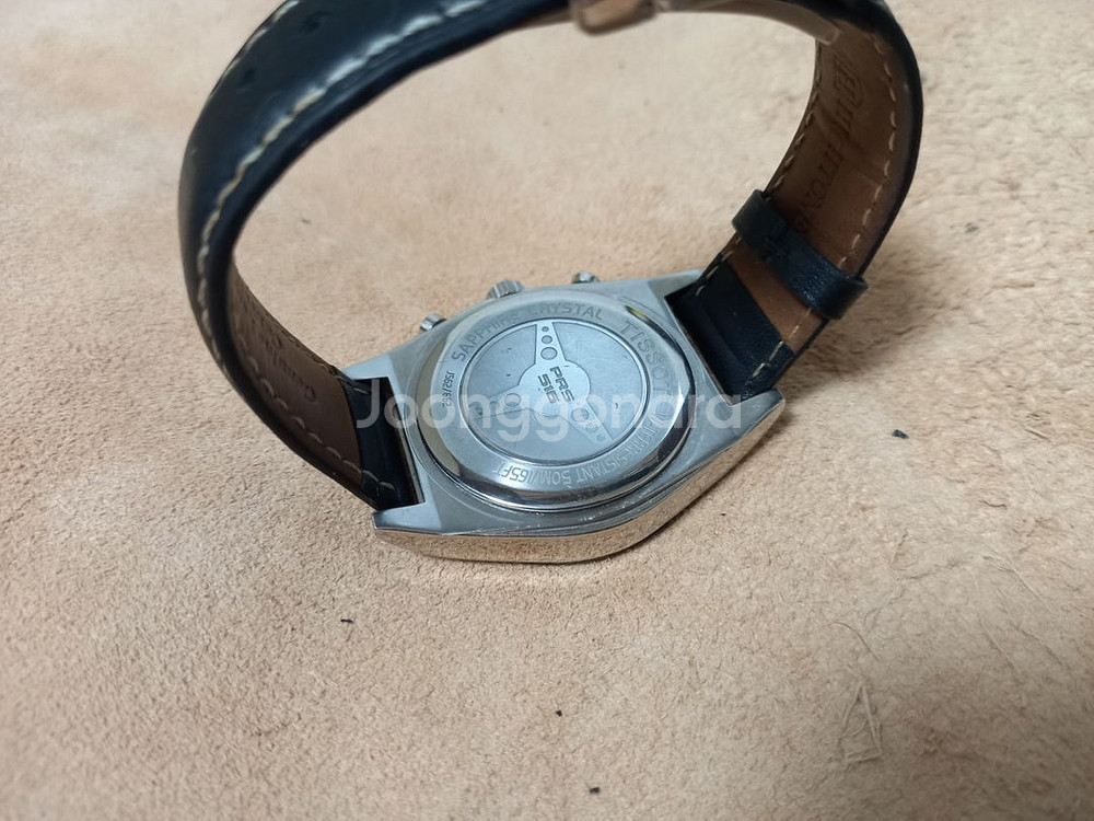TISSOT PRS-516 크로노 쿼츠 가죽--8