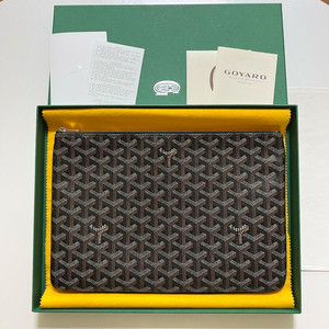 고야드 세나 클러치 MM 블랙