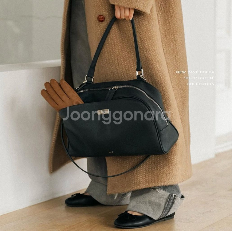 이태리 소가죽 스와이 파베백 보부상백 수납 토트 숄더--0