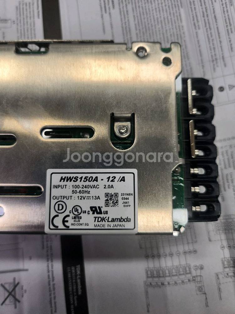 TDK 람다 HWS150A-12 전원 공급 장치입니다--1