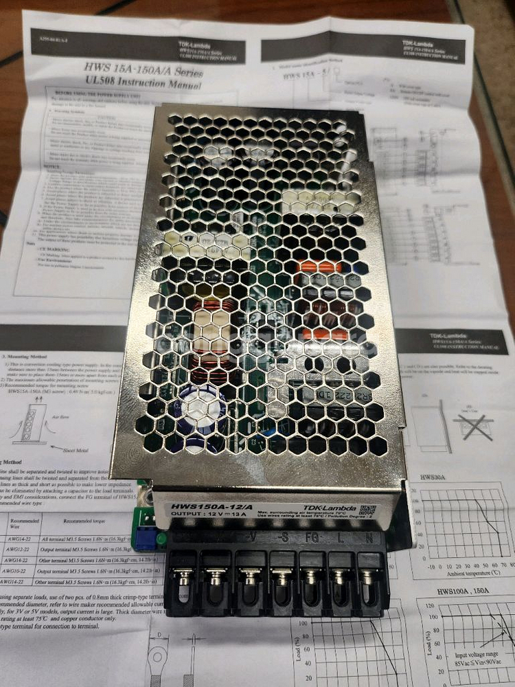 TDK 람다 HWS150A-12 전원 공급 장치입니다--3
