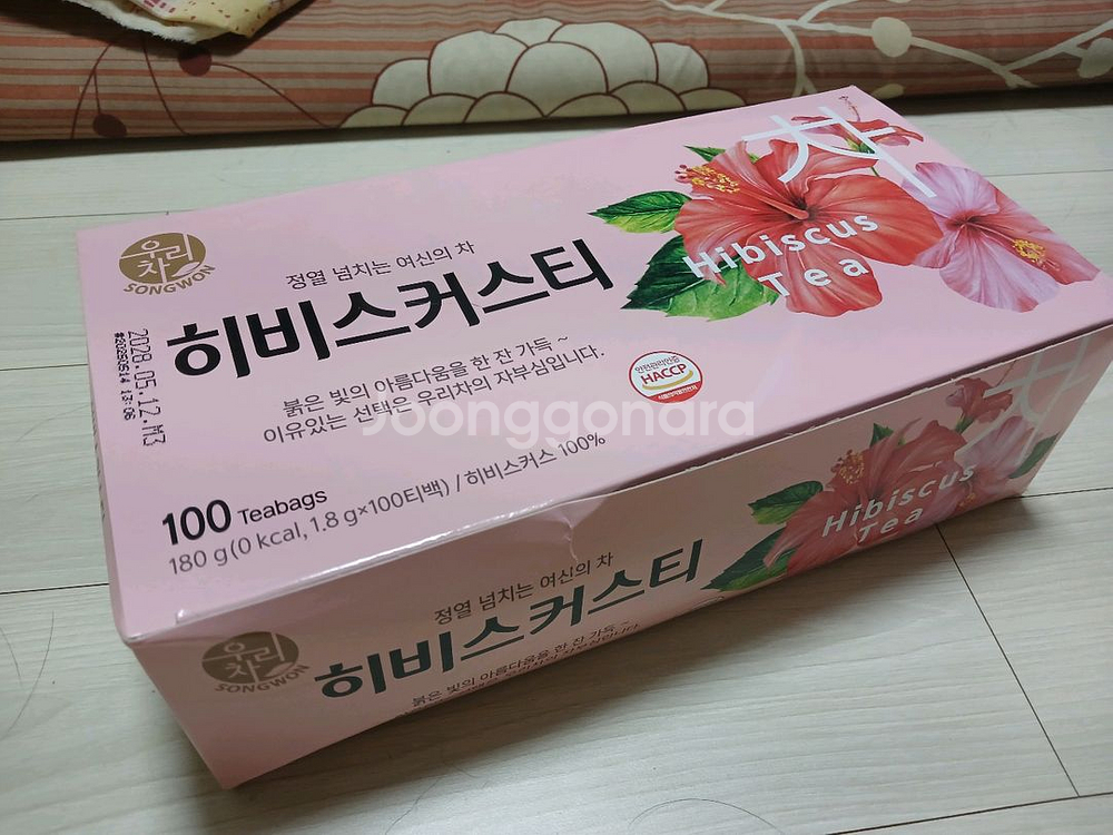 히비스커스 차 티백 50개--0