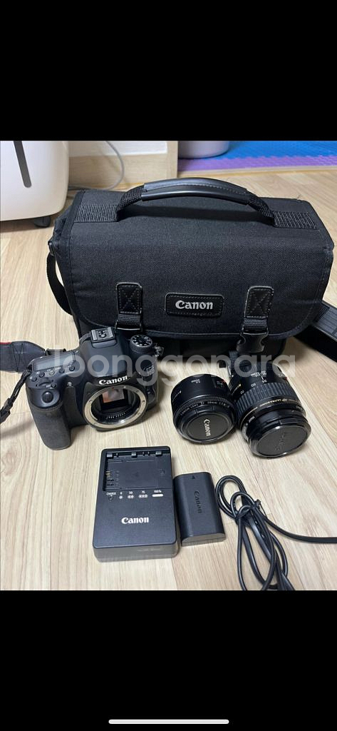 캐논 중급기 카메라 EOS 70D + 렌즈--0