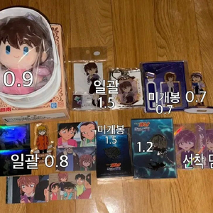 명탐정 코난 하이바라 아이 아크릴 누이 흑철 뱃지 굿즈