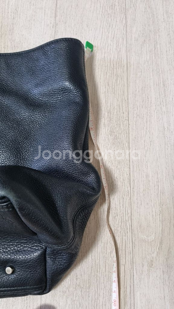 버버리블랙라벨 가죽 토드백--7
