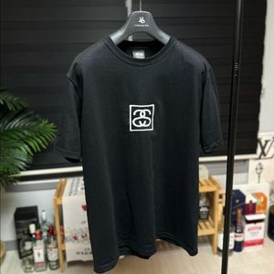 [M] 스투시 스퀘어드 티셔츠 블랙