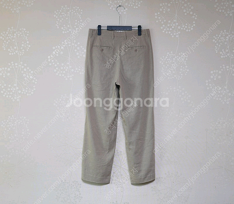 비이커 와이드핏 린넨 팬츠--1