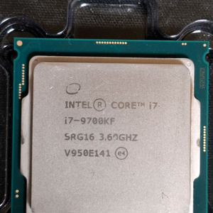 컴퓨터 CPU 인텔 I7 9700KF