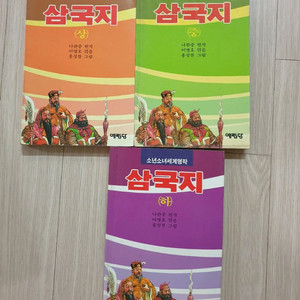 삼국지 상중하/ 나관중 원작/1987년 발행본