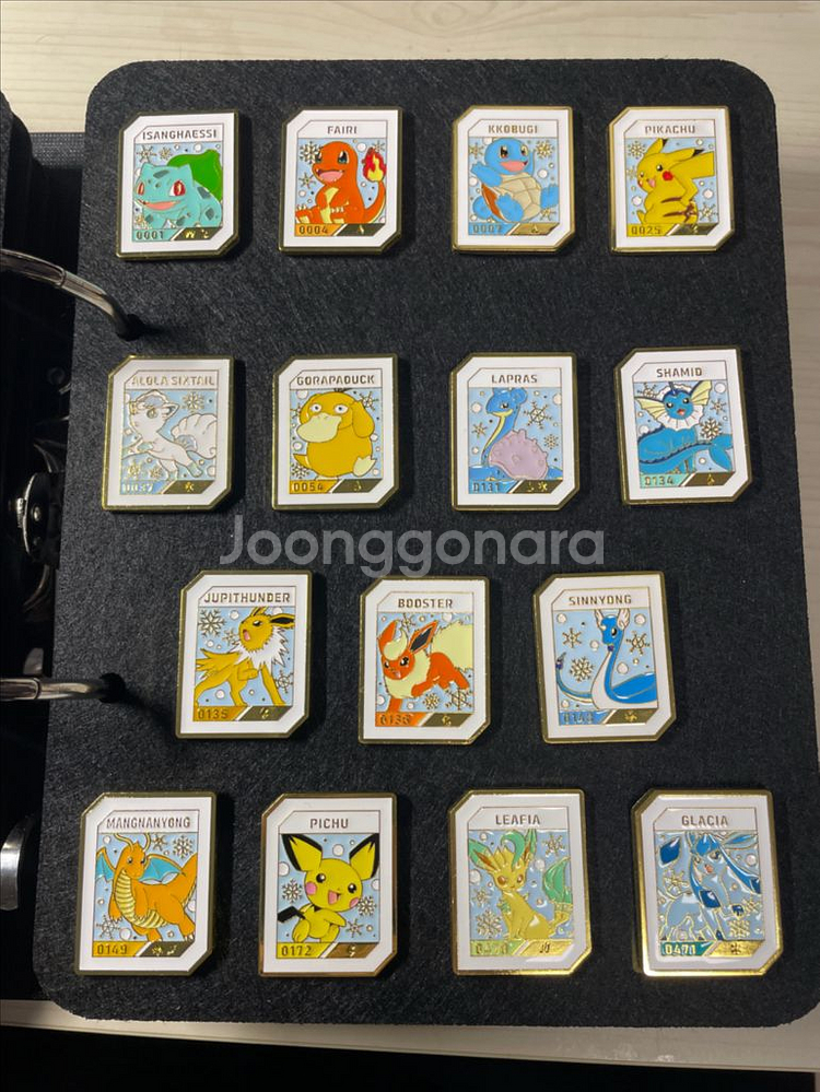 이삭토스트 포켓몬 뱃지 1, 2, 3탄 전종 풀세트--2
