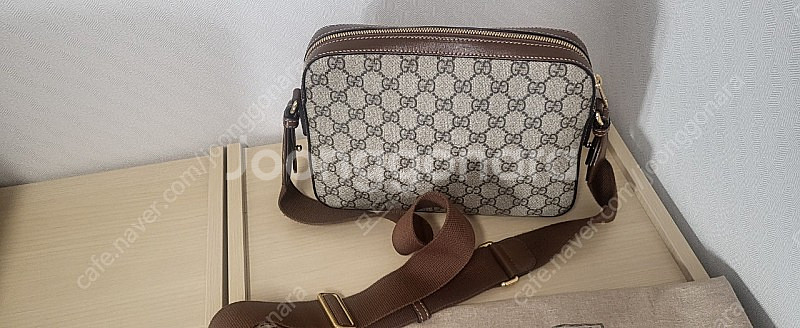 구찌 남성 인터로킹 메신저백--3