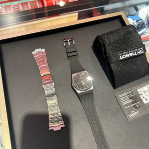 티쏘 prx 40mm 쿼츠 블랙