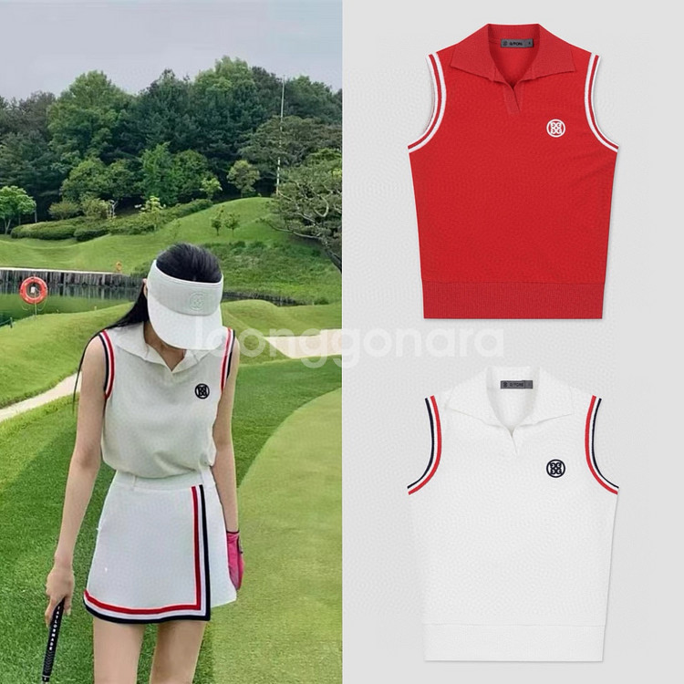 [초특가할인] 지포어 민소매 카라티--0