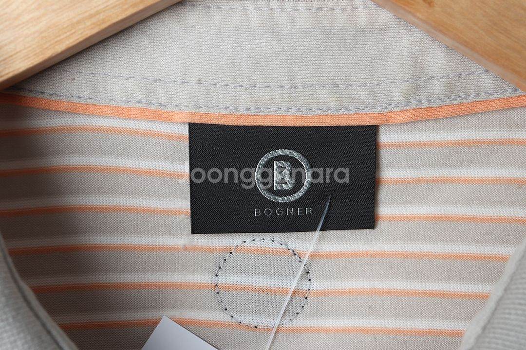 (L) 보그너 반팔 카라 티셔츠 골프 스트라이프--4