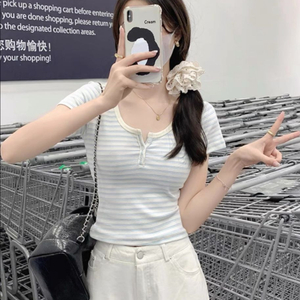 스트라이프 티셔츠