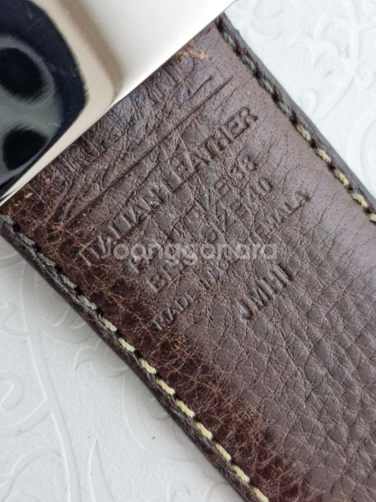 KIRKLAND 시그니처 양면 가죽벨트 정품--1