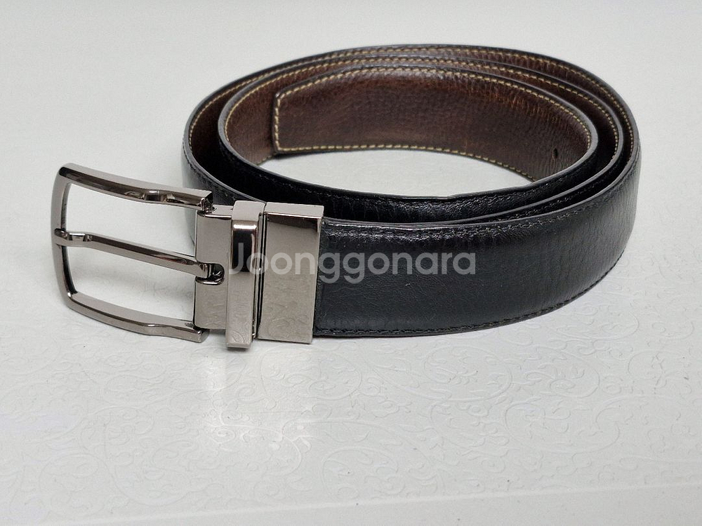 KIRKLAND 시그니처 양면 가죽벨트 정품--9