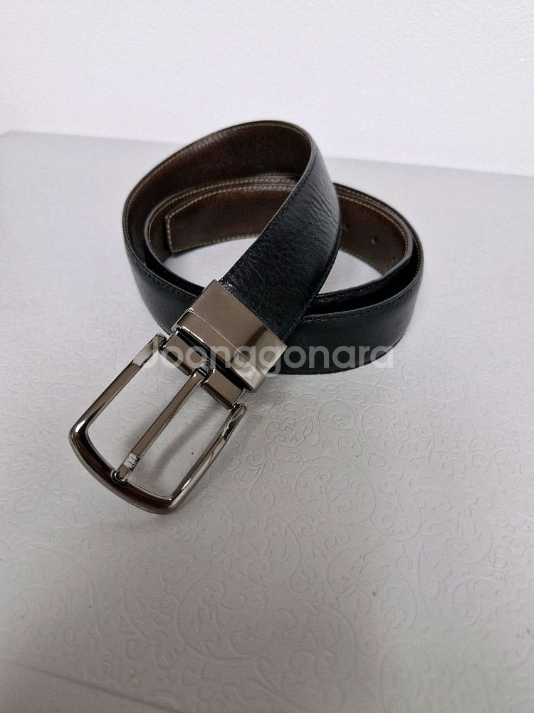 KIRKLAND 시그니처 양면 가죽벨트 정품--6