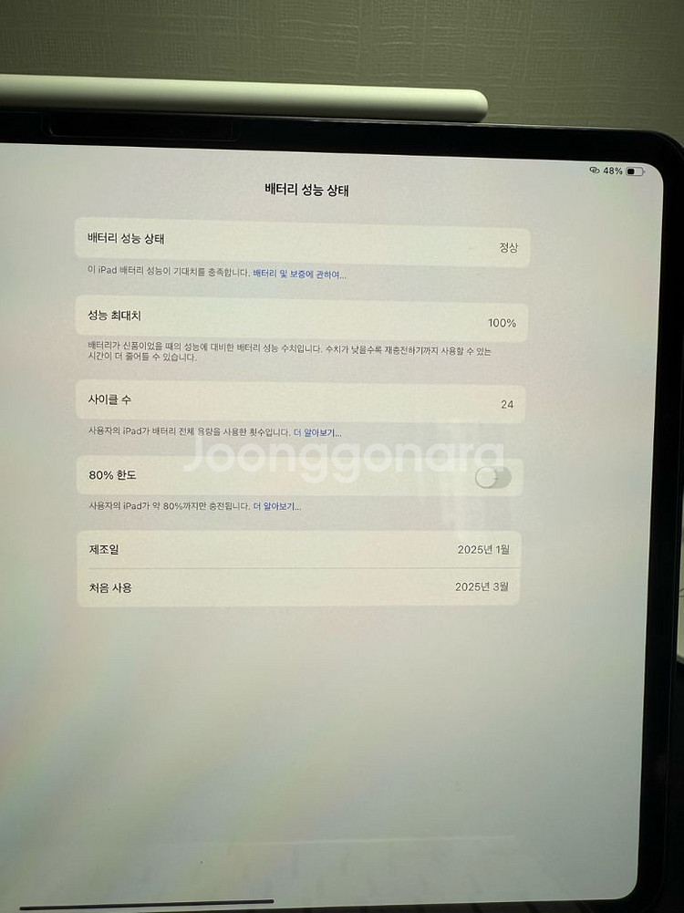 아이패드 프로 13 M4 블랙 256 wifi--4
