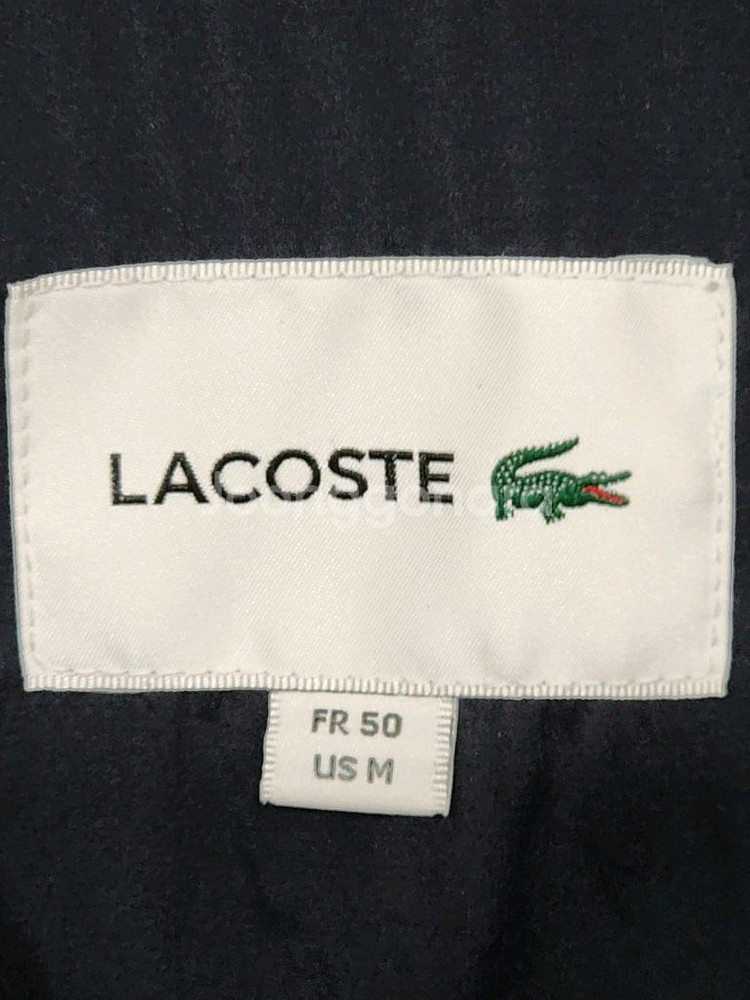 (L) 라코스테 바람막이 점퍼 네이비 스판 윈드자켓--2