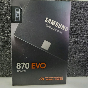 (미개봉)삼성전자 870 EVO (4TB) sata