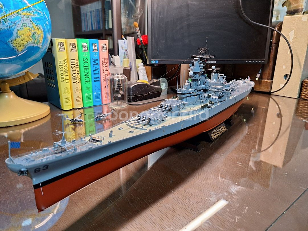 1/350 타미야 US BB-63 Missouri 모형--3