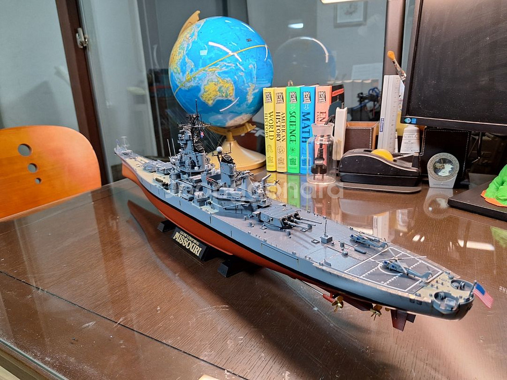 1/350 타미야 US BB-63 Missouri 모형--2