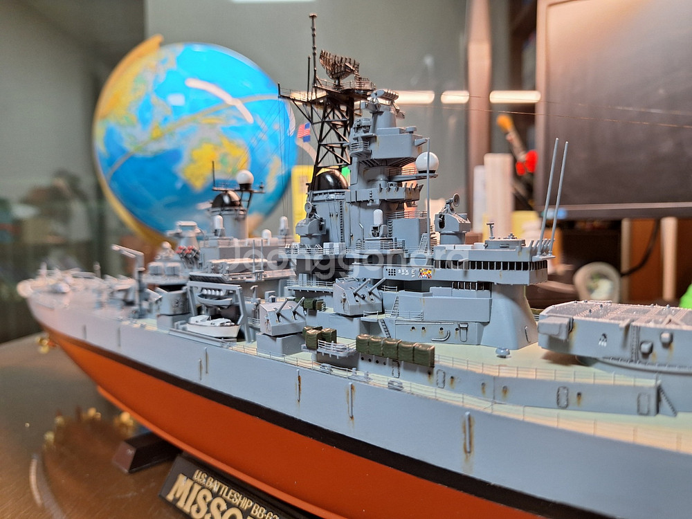 1/350 타미야 US BB-63 Missouri 모형--6