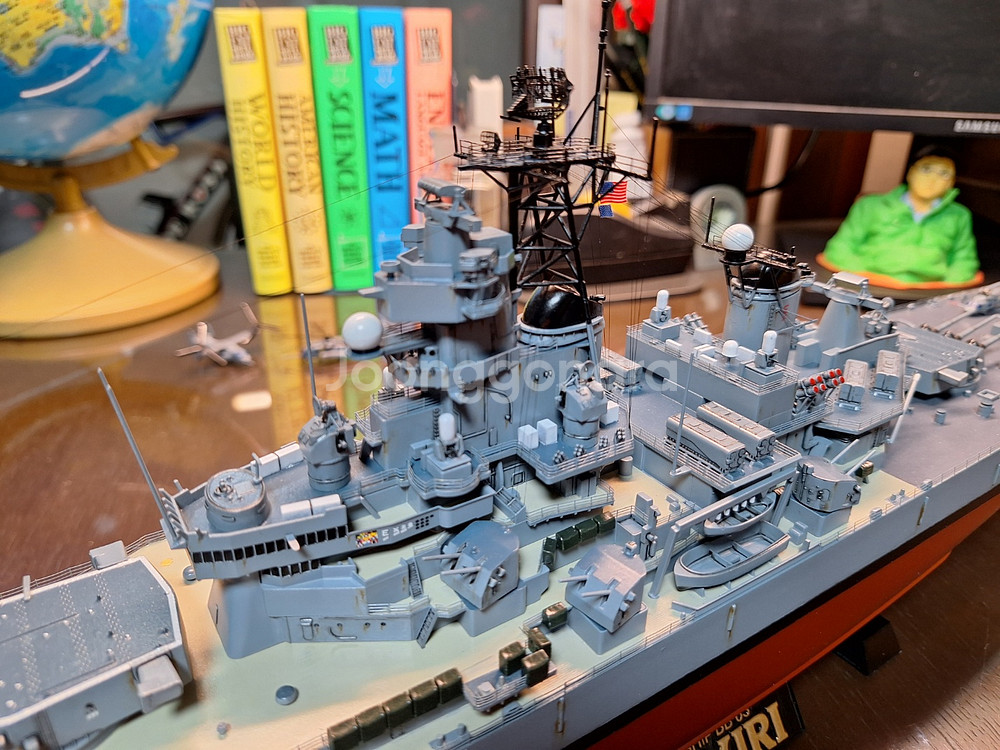 1/350 타미야 US BB-63 Missouri 모형--4