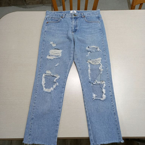 31 BLUEBEAR 데미지워싱 테이퍼드 31-432